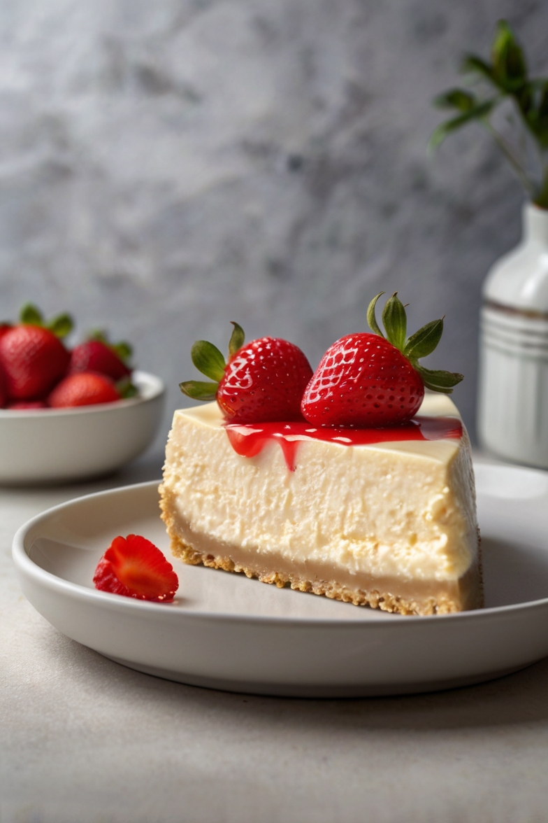 No-Bake Cheesecake-Easy Dessert-No-Oven Needed-Creamy Cheesecake-Quick Dessert-Cold Set Dessert-Berry Topping-Oreo Crust-Beginner Dessert-Make Ahead Dessert-Summer Dessert-No-Bake Recipes-Easy Cheesecake-Cream Cheese Dessert-Chill & Serve