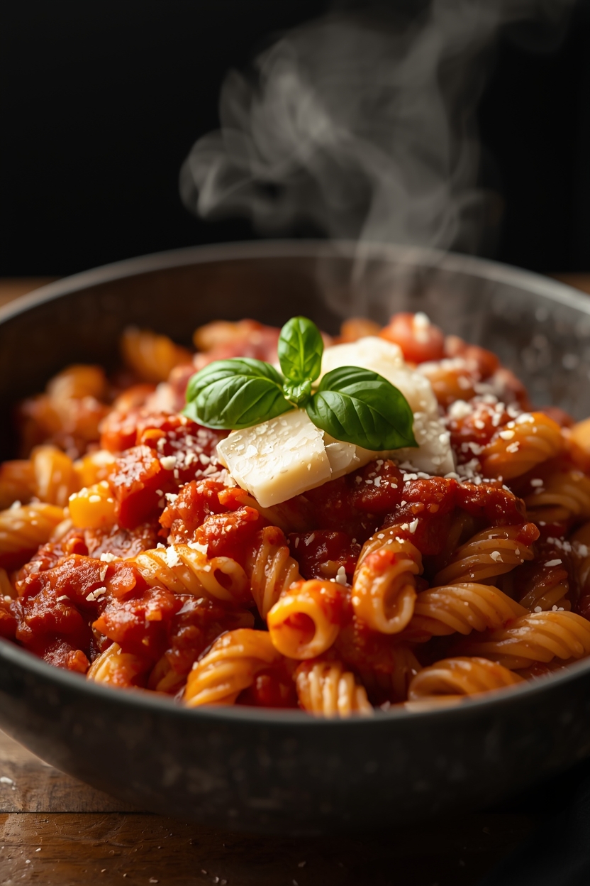 Tomato Pasta-Quick Dinner-15-Min Meals-Easy Pasta Recipe-Italian Recipes-One-Pot Pasta-Vegetarian Meals-Garlic Basil-Fresh Tomatoes-Pantry Meals-Budget Friendly-Weeknight Dinner-Fast Cooking-Simple Ingredients-Comfort Food